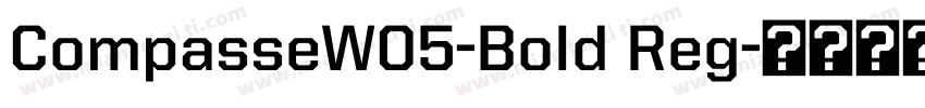 CompasseW05-Bold Reg字体转换